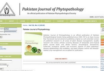Pakistan Journal of Phytopathology
